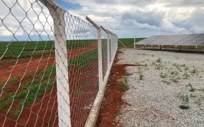 Telas de Alambrado para Cercamento de Usina Fotovoltaica em Tuiutinga – MG